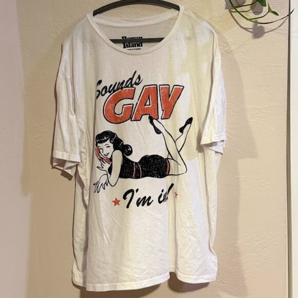 “Sounds Gay, I’m In!” Tee (3X) - Picture 1 of 4